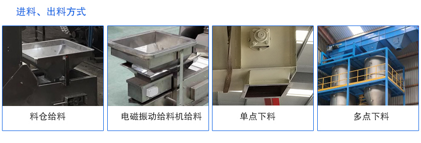 進(jìn)料、出料方式