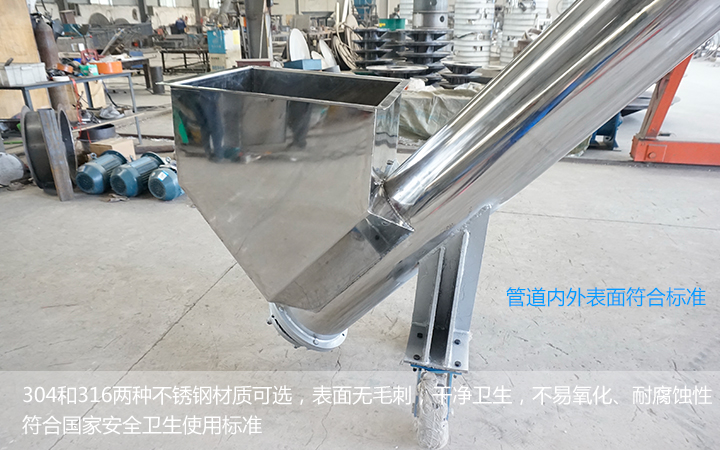  不銹鋼螺旋輸送機(jī)能用在食品行業(yè)么？